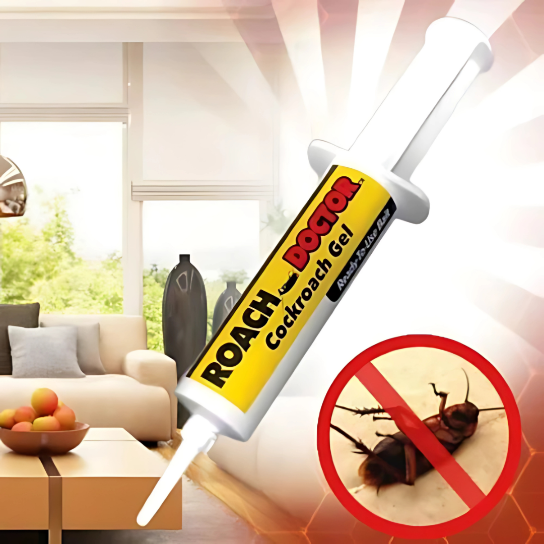 Gel Anticucarachas Roach Doctor - Elimina las cucarachas de tu hogar de forma rápida y efectiva.