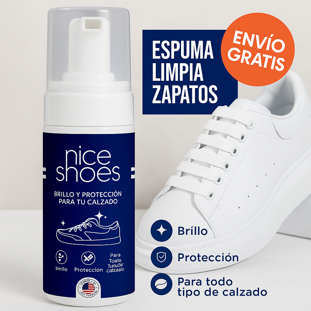 LIMPIADOR DE ZAPATOS NICE SHOES