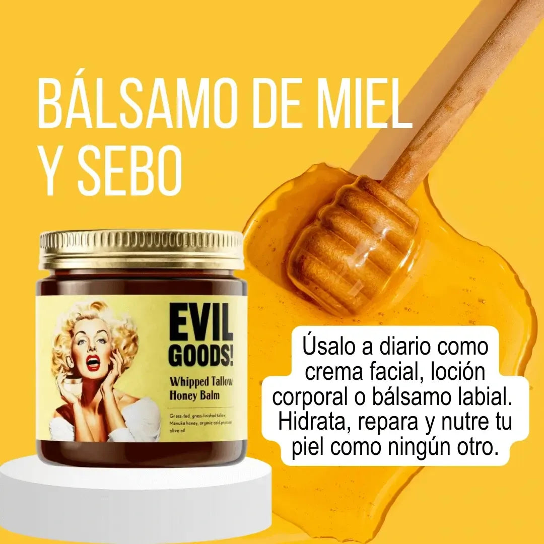 EVIL GOODS – Bálsamo de Sebo de Res + Miel de Manuka ✨